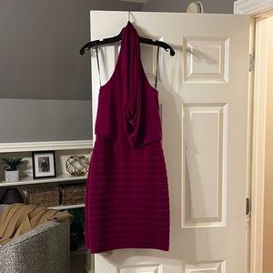 London Times Halter dress - Raspberry purple/pink - size 6